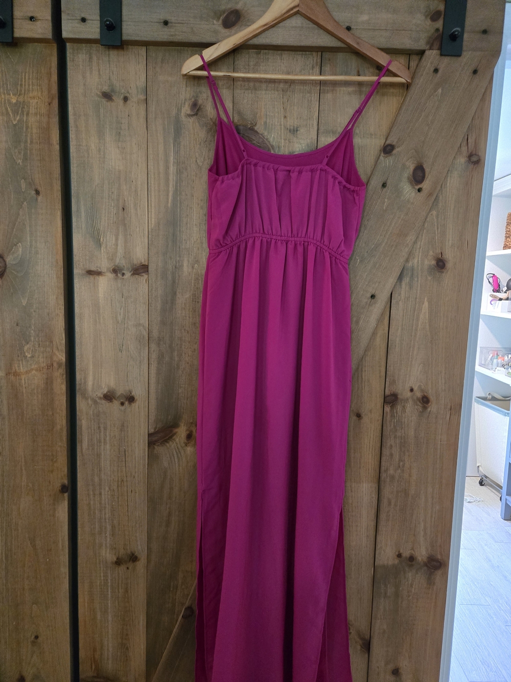 Old Navy Fuchsia Pink Maxi Dress